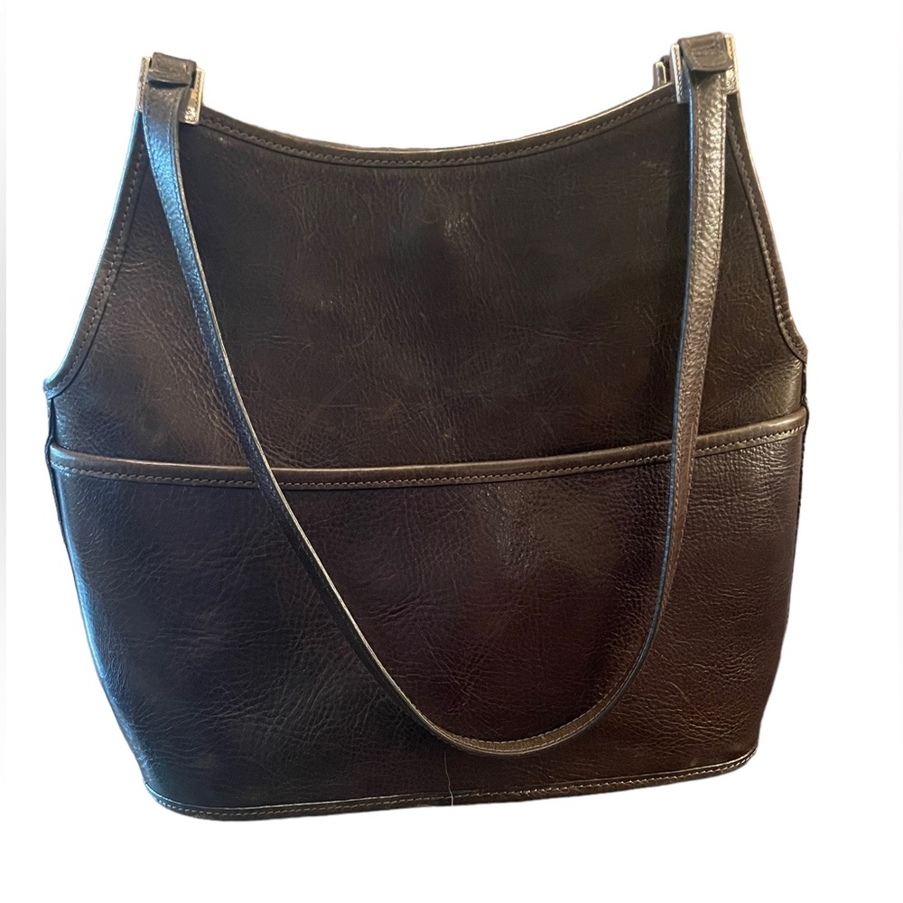 Brighton Dark Brown Leather Shoulder Bag